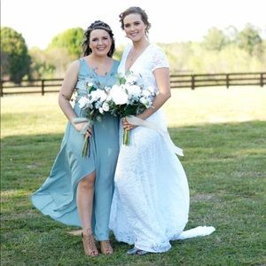 show me your mumu Kendall maxi silver sage crisp